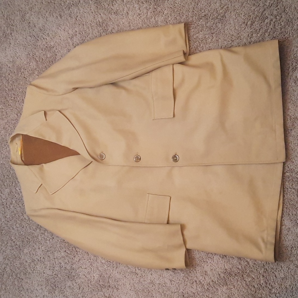 Vintage Sears The Mens Store TravelKnit Trench Coat